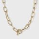 SUGARFIX by BaubleBar Gold Link Chain Necklace - Gold - 263040366-1.jpg