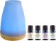 Ice Labs Essential Oils Diffuser with 4 Oil, Ultrasonic Aroma Diffuser