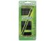 Ticonderoga Wood-Cased Pencils, #2 HB Soft, Pre-Sharpened, Black, 10 Count