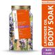 Natural Solution Pink Salt Body Soak with Lavender Oil,Organic Joint & Muscle Relief Soak - 3 lbs