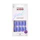 KISS Gel Sculpted, Press On Nails, Keep it Simple, Purple, Medium Almond, 28 Count