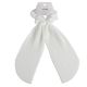 Scunci Collection Scarf Scrunchie, White, 1-Piece