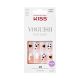 KISS Voguish Fantasy, Press On Nails, Coastal Dream, White, Medium Almond, 28 Count