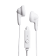 Craig Magnavox In-Ear Headphone, Built-In Microphone with Eartips, White, MHP4820M-WH