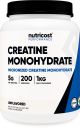 Nutricost Creatine Monohydrate Powder 1 kg (2.2LBS) Supplement- 200 Servings, Unflavored