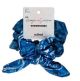 Scunci Mixed Scrunchies, 2 Count (Blue tie-dye and Blue Bandana Print)