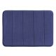 InterDesign Soft Memory Foam Non-Slip Navy Bath Mat, Small (24