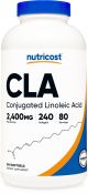 Nutricost CLA (Conjugated Linoleic Acid) Supplement 800mg, 240 Soft Gels