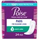 Poise Incontinence Pads for Women, 3 Drop, Light Absorbency, Long, 24 Count