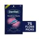 DenTek Comfort Clean Sensitive Gums Floss Picks, Soft & Silky Ribbon, 75 Count