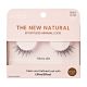 KISS The New Natural False Eyelashes Half Strip Lash Single Pack, 'Glowy skin', 1 Pair