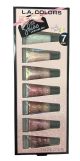 L.A. Colors Lips That Shine Lipgloss Set, Vanilla Scent, 7 piece Set