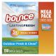 Bounce Lasting Fresh Mega Dryer Sheets, 130 ct, Outdoor Fresh & Clean Fabric Softener Sheets