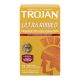 Trojan Stimulations Ultra Ribbed Spermicidal Lubricated Condoms, 12 Count