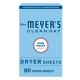 Mrs. Meyer's Clean Day Dryer Sheets, 80CT - 808124115590.jpg