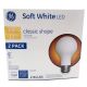 (2 bulbs) GE 31185 Soft White LED A21, 13 watts, 1520 lumens, 100 watt replacement, non-dimmable LED Light Bulb