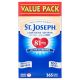 St. Joseph Aspirin Pain Reliever (NSAID) 81mg, Enteric Safety Coated, Adult Low Dose Regimen, 1 Year Supply, 365 Ct