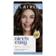 Clairol Nice'n Easy Permanent Hair Color Cream, 4 Dark Brown, Hair Dye, 1 Application