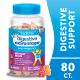 Digestive Advantage Kids Daily Probiotics, Gut Health For Kids, Natural Fruit Flavors, 80 Gummies