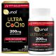 Qunol CoQ10 200mg Softgels, Ultra CoQ10 - Ultra High Absorption Coenzyme Q10 Supplements - Antioxidant Supplement for Vascular and Heart Health & Energy Production, 90 Count