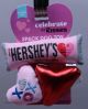 Hershey's Kisses Themed 3 Ct Bar, Kiss and Heart Squeaky Crinkle Dog Toy