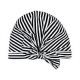 Kitsch Luxury Shower Cap for Women - Waterproof Reusable Shower Caps (Black and White Stripe) - 93231561-1.jpg