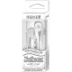 Jelleez Soft Earbuds with Mic, White