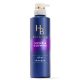 HB Hair Biology Silver and Glowing Purple Shampoo for Silver and Gray All Hair Types, 12.8 fl oz