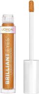 L'Oreal Paris Makeup Brilliant Eyes Shimmer Liquid Eye Shadow, Longwearing Lasting Shimmer, Crease Resistant, Flake-Proof, Precision Applicator, Quick Dry, Non-Greasy, Precious Lava, 0.1 oz.