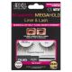 Ardell Magnetic Megahold Liner & False Eyelashes, 056 Black Fake Lashes