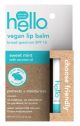 Hello Moisturizing Vegan Lip Balm with Shea Butter + Coconut Oil + SPF 15, Natural Sweet Mint, Dermatologist Approved, No Beeswax, No Petrolatum, No Parabens, No Dyes