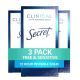 Secret Antiperspirant Clinical Strength Deodorant for Women, 72 Hr Sweat Protection Invisible Solid, Free  Sensitive Unscented, 1.6 Ounce (Pack of 3)