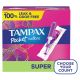 Tampax Pocket Radiant Tampons, Super Absorbency, 28 Count