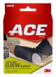 ACE Brand Compression Elbow Brace, Small/Medium, Black, 1/Pack