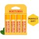 Burt's Bees Beeswax Lip Balm, for Back to School, 4 Tubes