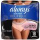 Always Discreet Boutique Incontinence Underwear, Maximum Protection, Size L, Rosy, 18 Ct