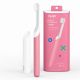 quip Kids Electric Toothbrush, Built-In Timer + Travel Case, Pink Rubber