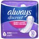 Always Discreet Incontinence Pads for Women, Light, 30 Count