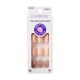 KISS imPRESS No Glue Needed Press On Nails, Design, Evanesce, Beige, Short Oval, 30 Count