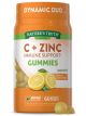 Vitamin C Gummies with Zinc | 60 count | Immune Support Supplement | Vegan, Non GMO & Gluten Free | by Natures Truth