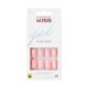 KISS Gel Fantasy Ready-To-Wear Fake Nails, Short, Square - After Last Night, Smudge Proof, Waterproof, No Dry Time, Durable, Flexible, DIY Manicure, Salon Quality, Long Lasting  28 Count