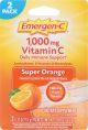 Emergen-C 1000mg Vitamin C Powder, with Antioxidants, B Vitamins and Electrolytes for Immune Support, Caffeine Free Vitamin C Supplement Fizzy Drink Mix, Super Orange Flavor - 72 Count