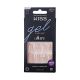 KISS Gel Fantasy Allure Ready-To-Wear Medium Square Fake Nails, Pink Jeweled, 28 Pieces