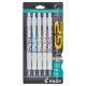 Pilot G2 White Barrel Fashion Collection Gel Pens, Fine Point, Assorted Ink, 5 Count