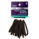 Goody Total Texture Super Stretch Elastics - 15 Count, Brown - Suitable for All Hair Types - Ouchless Pain-Free Hair Accessories for Women and Girls - All Day Comfort Won't Break or Snag Your Hair