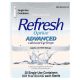 Refresh Optive Advanced Lubricant Eye Drops Preservative-Free Tears, 0.4 ml, 30 Count